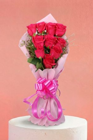 Pink Passion Rose Bouquet