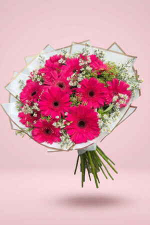 Hot Pink Gerbera Bouquet